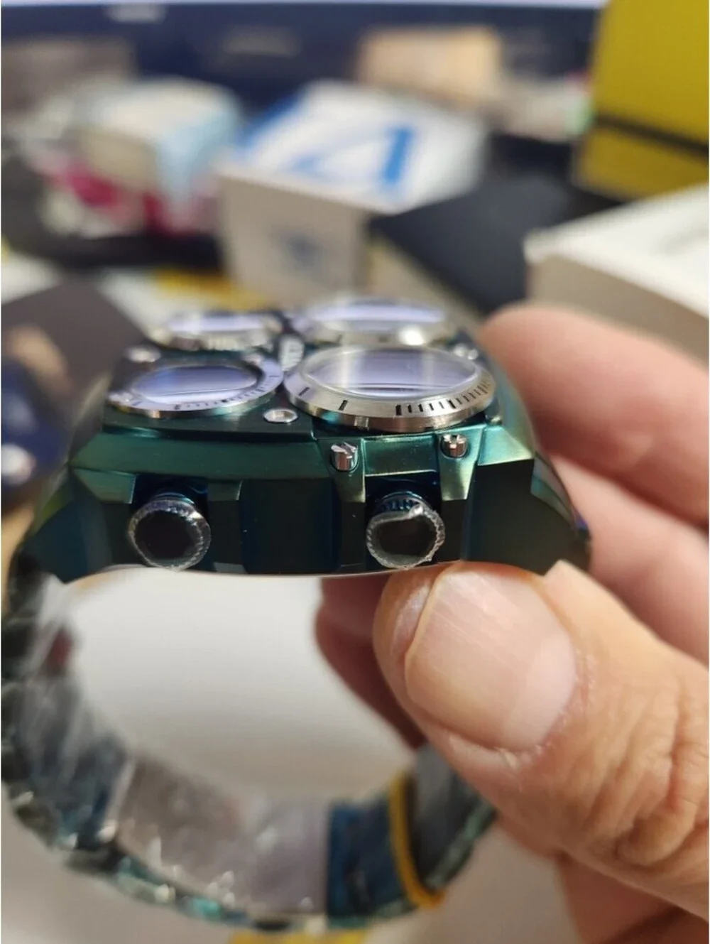 Invicta Aviator Zulu Time Men's Watch - 50mm, Green (50657)